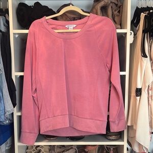 Athleta Pink Crew Neck Top